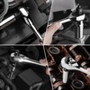 DURATECH Ratchet Handle, Ratchet Wrench, Socket Wrench, 3-IN-1 Drive Angle,