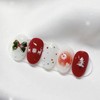 [Handmade Nail Tips] Merry Mary Nail Tips - Short Grass