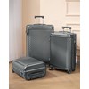 SunnyTour 2-Piece Luggage Set, 20/28 inch, PC +ABS Durable Lightweight,