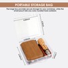 45PCS Leather Sewing Kit with Wooden Handle Awl Tool, Speedy