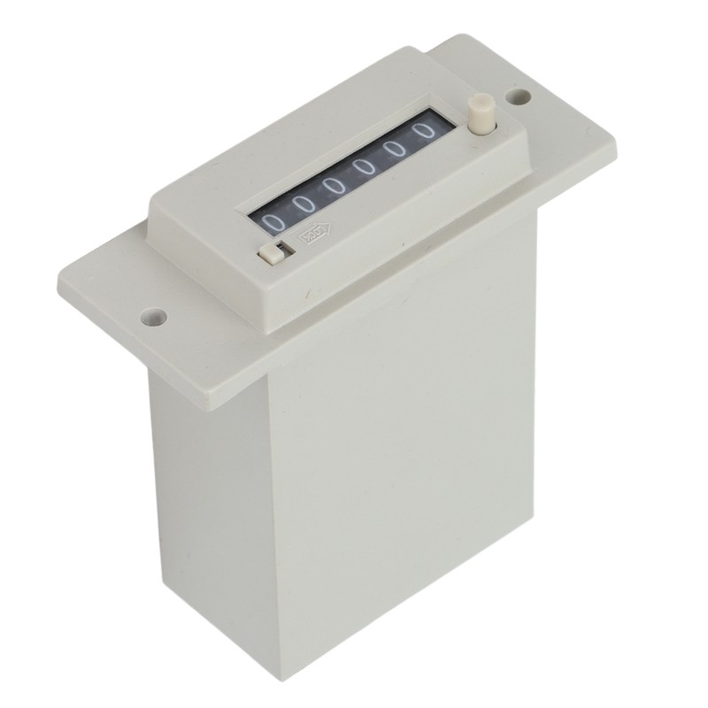 Electromagnetic Counter 0‑999999 6 Digit Industrial Pulse Totalizer for Machine