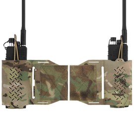 Tactical Cummerbund Radio Pouch Magazine Holder Carrier Front Hook & Loop Quick Release (MC)