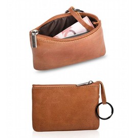 Beatus Coin Purse, Coin Purse, Leather, Genuine Leather, Mini Wallet, Compact, Men's, Women's,, green