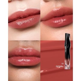 TIMEPHORIA POLVO ESTELAR TINTA LABIAL - Lip Stain de Larga Duración, Resistente Al Agua Y A Prueba De Transferencia, Efecto Brilloso, Labial Líquido Ligero, Alta Cobertura y Color Vívido (11 FUTURA)