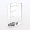 MUJI 18958207 Acrylic Necklace and Earring Stand, Approx. Width 2.6