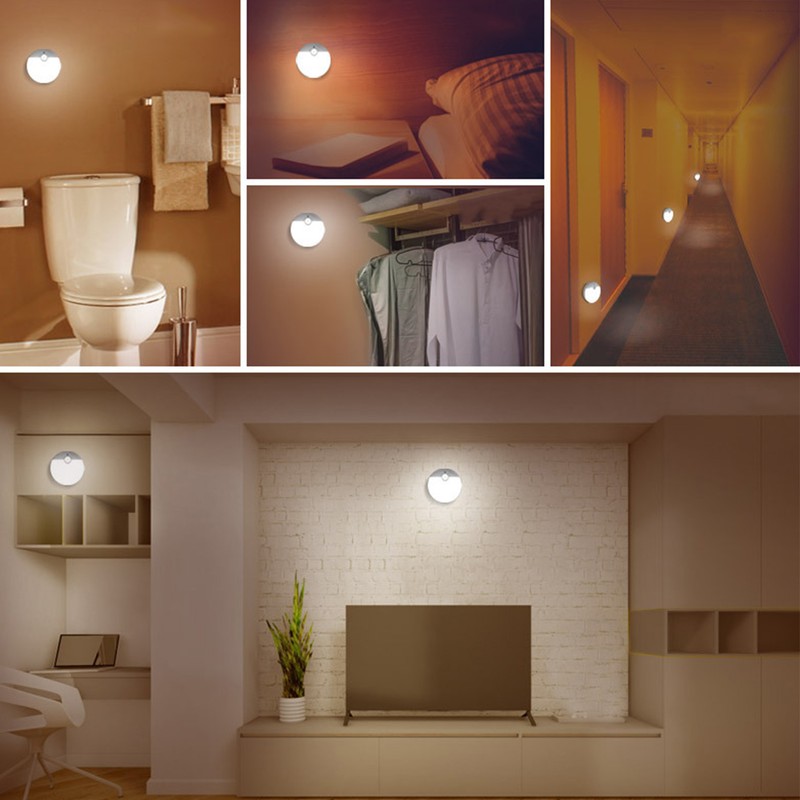 Smart Night Light PIR Motion Sensor LED Plug in Bedside