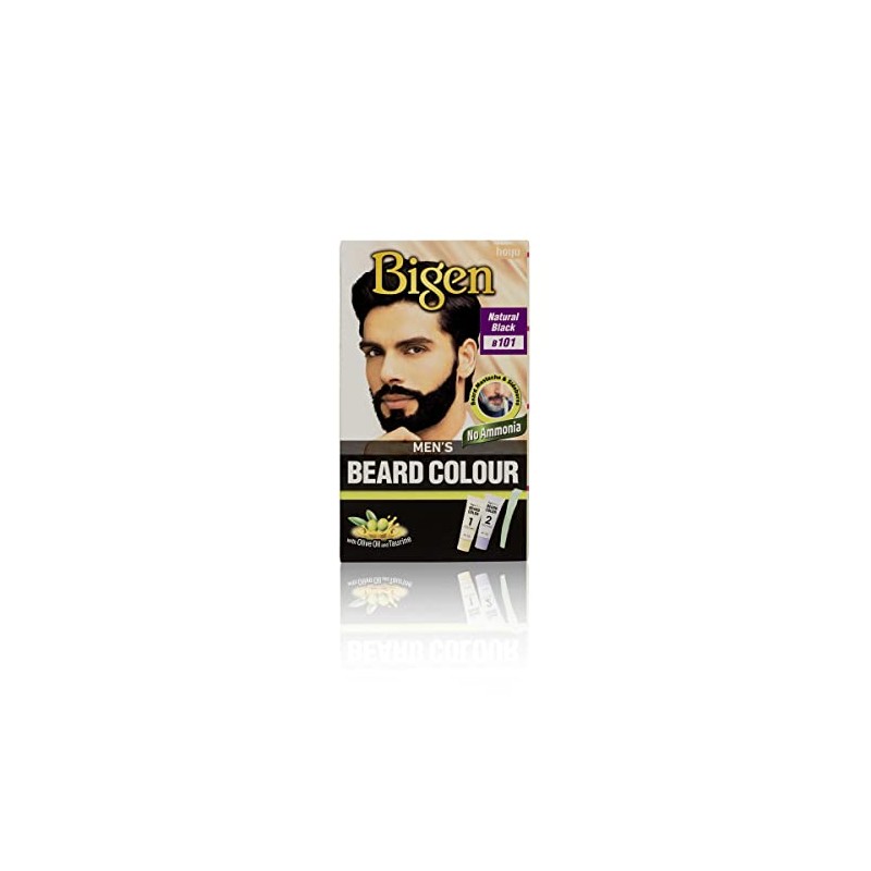 Bigen B101 Coloración para Barba y Bigote, Negro Intenso