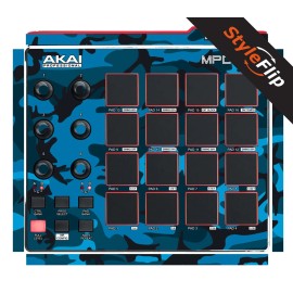 StyleFlip Skins Akai MPD 218 Skin | Camo Blue | Protective Decal | StyleFlip Skins