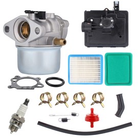 Sruchy 799868 Carburetor Replacement for Briggs & Stratton 14111 694202 693909 692648 499617 498170 497586 498254 799872 Lawn Mower Carburetor 14111 +795259 Air Filter Cleaner Primer Base Set