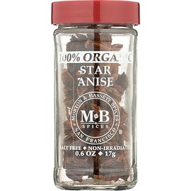 Morton & Bassett Organic Star Anise, Vegan, 0.6 Ounces (Pack Of 3)