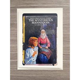 Handmade Nancy Drew The Mysterious Mannequin 3D Photo Greeting Card - Nancy Drew Book
