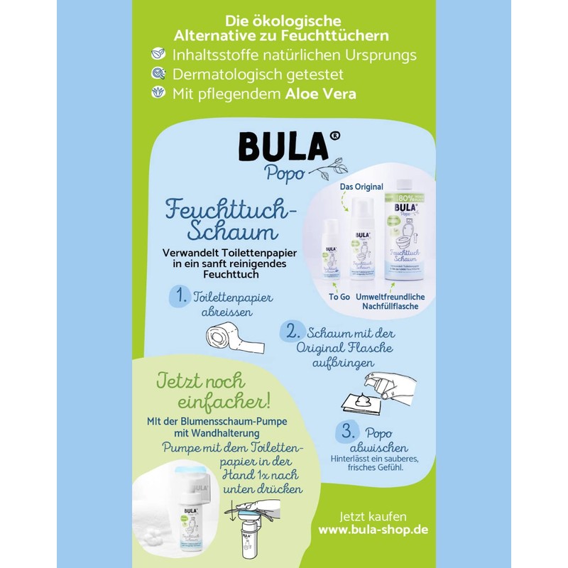 BULA® Popo Refill Bottle (750 ml) Only for Refilling Our
