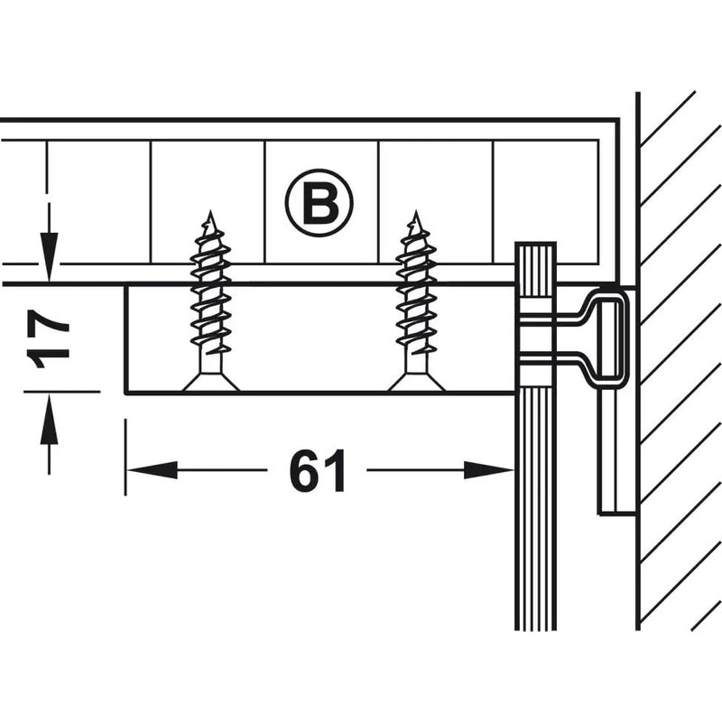 cyclingcolors 2 x Cupboard Hangers, Wall Cupboard Hanging Cupboard Hanging