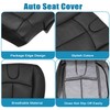 Priprilod Graphite Black Perforated Leather Driver Side Bottom Replacement seat