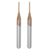 sourcing map 2 pieces solid carbide end mill 0.4 mm,