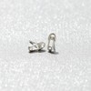 Boma Jewelry Sterling Silver Safety Pin Stud Earring