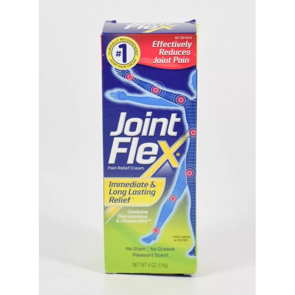 JointFlex Pain Relief CREAM 4oz Glucosamine Chondroitin pleasant scent 09/2026