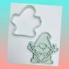 Set of 3 Valentine Love Gnome Cookie Cutters