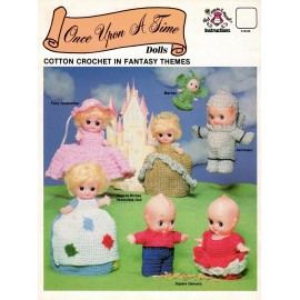 Harold Mangelsen & Sons Once Upon A Time Dolls Cotton Crochet in Fantasy Themes Mangelsen Leaflet 019-95
