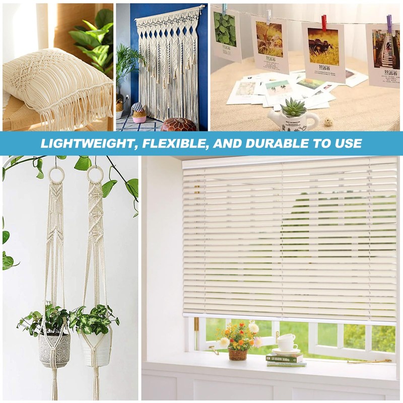 TakFree 40 Meters Roman Blind Cord, 2mm Nylon Blind String