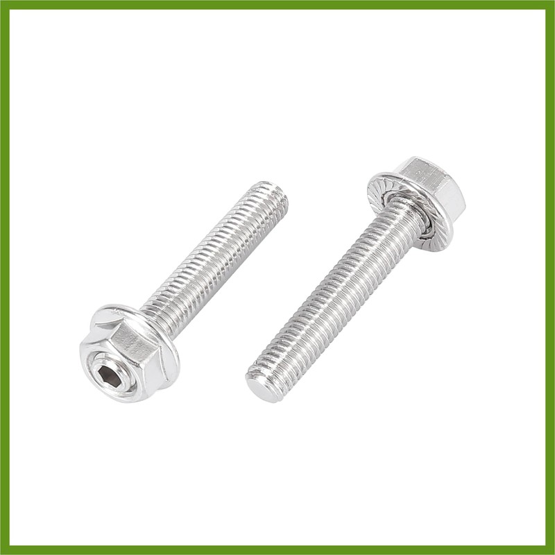 HOPESPANNER 16pcs Stainless Steel Exhaust Manifold Bolt Stud Hardware for