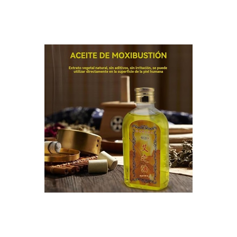 Aceite del masaje del cuerpo Moxa-moxibustion aceite Elitzia ETMO476