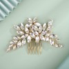 BERYUAN Hair Comb, Women Girls Bridal Crystal Rhinestone Wedding Headpiece,