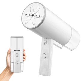 Travel Steamer - Handheld Steamer for Clothes, 2 in 1 Foldable Garment Steamer, Wrinkles Remover with Brush, Portable and Lighweight Steam Iron for Office, Home and Travel