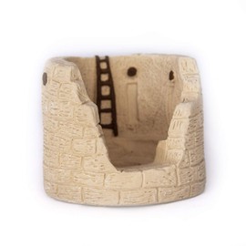 Incienso de Santa Fe - Kiva Natural Wood Incense Burner, Includes 20 Piñon Incense Bricks - Made in The USA