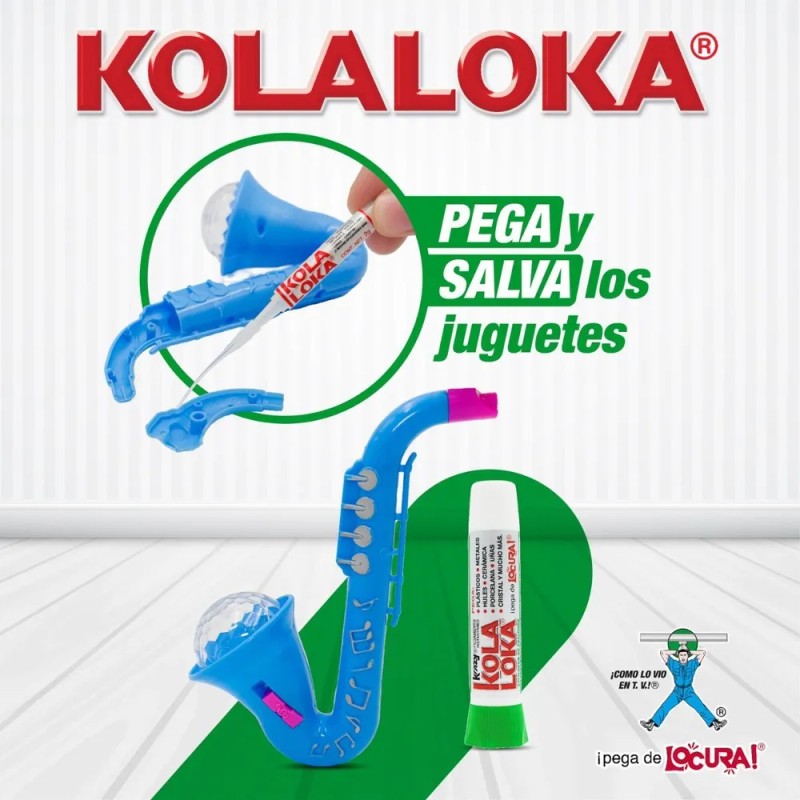 Kola Loka Pegamento Instantáneo 2g Transparente para Todo Tipo de