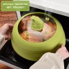 GLOU-GLOU GOOSE GGG Vented Glass Microwave Splatter Guard Lid with