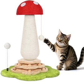 Mushroom Cat Scratcher/Scratching Post, Cute Cat Scratching Post