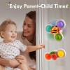 ALASOU 3PCS Pop Suction Cup Spinner Toys for 1 Year