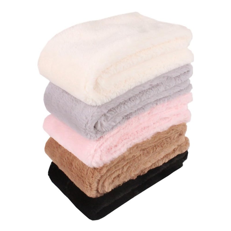 TASOGARA Women's Scarf, Cute, Plain, Fluffy, Cold Protection, Fluffy, Casual,
