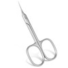 AOMIG Cuticle Scissors, Stainless Curved Blade Nail Scissors, Eyebrow Scissors
