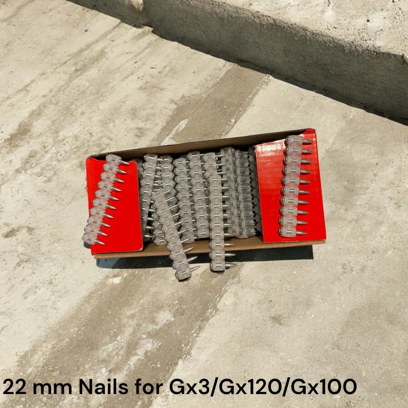 For Hilti Gx3/Gx120/Gx100 7/8’’ Concrete Nails for Hilti Gx3/Gx3/Gx100 (22mm)