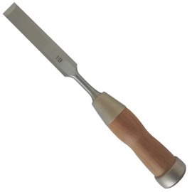 Kakuri 19mm Japanese Hybrid Chisel with Long Blade, Red Oak Handle