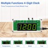 MiOYOOW TJ-56-428 4-Digit Digital DIY Clock Kits with Acrylic Shell,