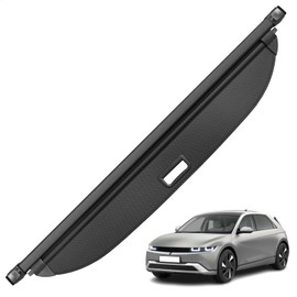 Blycorul Trunk Cargo Cover for Hyundai Ioniq 5 2026 2025 2024 2023 2022, with Carbon Fiber Texture, Anti - Peeping Retractable Security Shade for Privacy, Ioniq 5 Accessories