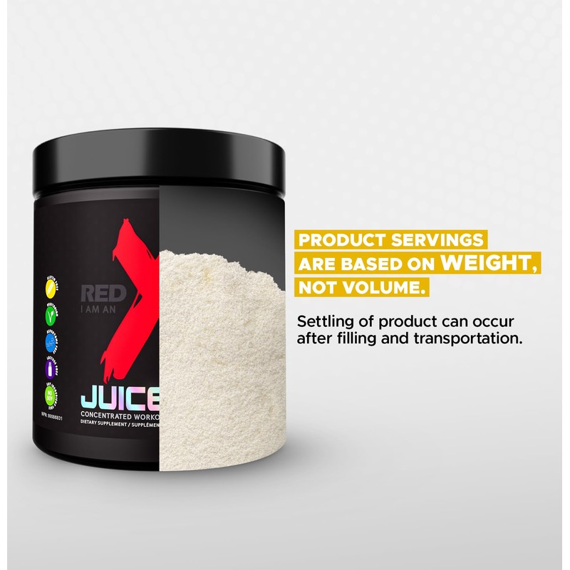 Red X Lab Juiced, Pre-Workout Powder, Pumps & Strength, Hyper
