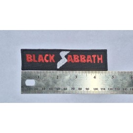 Unbranded BLACK SABBATH Patch Iron/sew On Embroidered Patch |Classic Doom Metal Cross