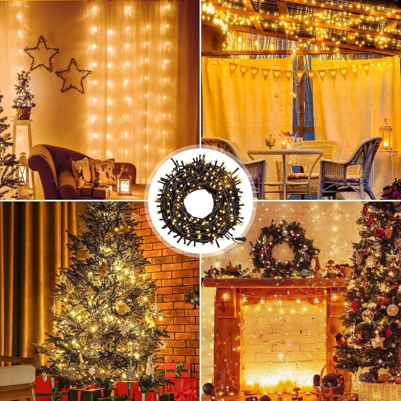 MAGGIFT White Fairy Lights 20 Metres Long