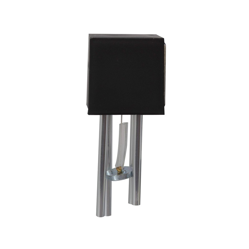 Aiwa Metal Chime Bell with Strong Magnets, Cube Chime, Black