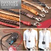 Days Art Neck Strap, Genuine Leather, Braided Saddle Leather, Leather