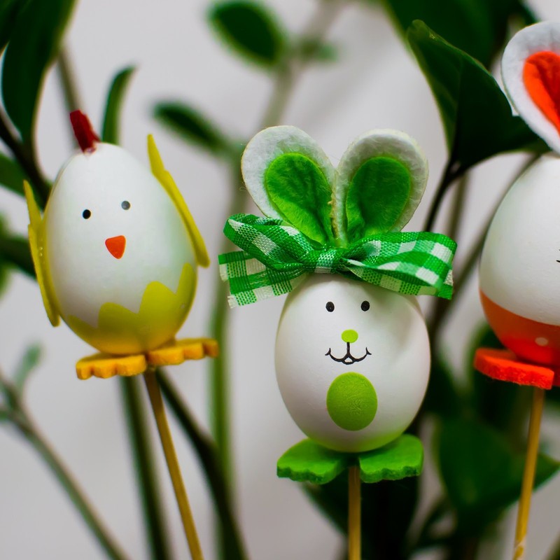 Naler Pack of 50 Easter Eggs, Decorative Eggs for Easter