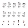CuiCanfla Allen Head Socket Set Screw, 200 Pcs M3/M4/M5/M6/M8 304
