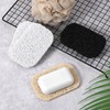 Pack of 6 Soap Dish with Drain, Soap Holder Shower