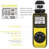 GOYERRNES Handheld Cup Anemometer with Compass, 93MPH Digital Wind Speed