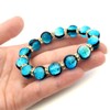 Shiny Firefly Glass Bracelet Hateruma Blue Glitter Men's Women's Okinawa