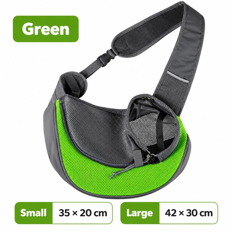 Breathable Dog Sling Carrier for Small Pets – Lightweight Mesh